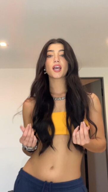 charli damelio sexy sports bra video leaked qpotwi