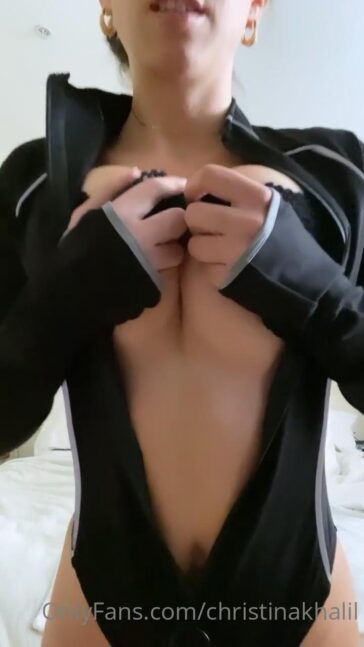 christina khalil unzipping boob reveal onlyfans video onmdwa